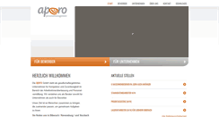 Desktop Screenshot of apero.de